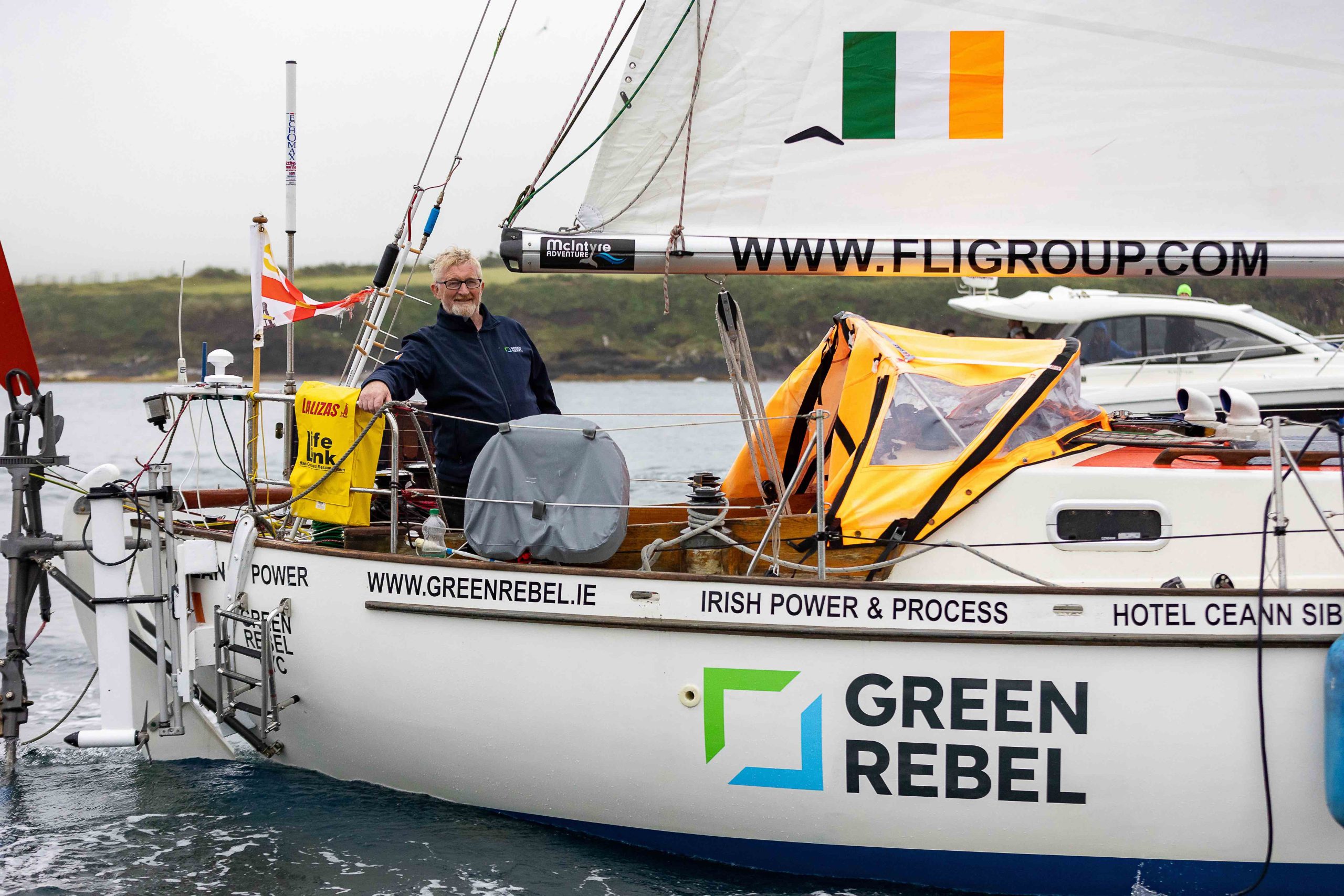 PAT LAWLESS SETS OFF FROM CORK ON SOLO ROUNDTHEWORLD TRIP ON ‘GREEN